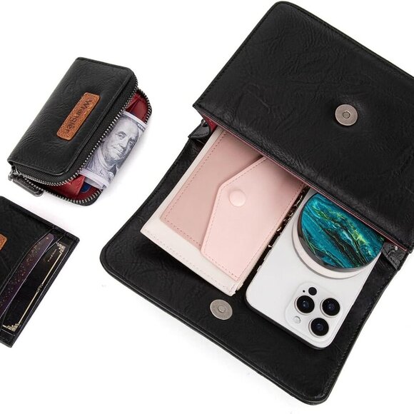 Wrangler Mini Crossbody Purses for Women 3 in 1 Quilted Small Top Handle Bag Set - Picture 5 of 8